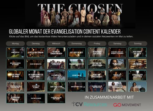 The Chosen Content Calendar_German